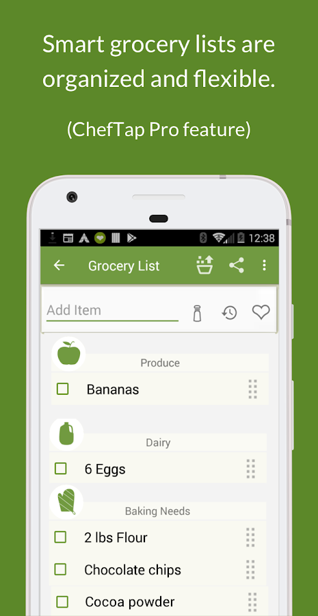 ChefTap Recipes & Grocery List - Android Apps on Google Play