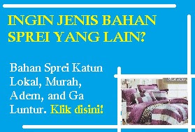 sprei murah online