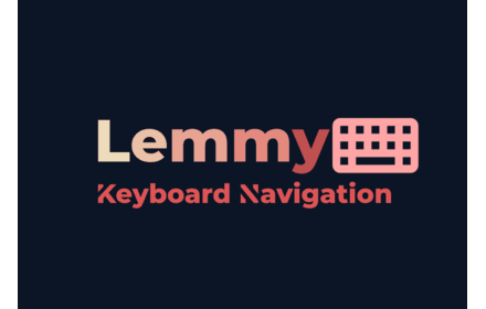 Lemmy Keyboard Navigation small promo image