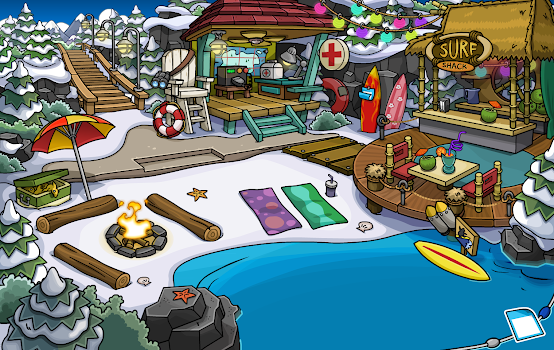 Club Penguin Rooms: The Cove