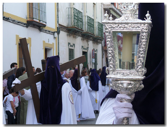 Nuestro Señor Jesucristo en el Huerto y Nuestra Madre y Señora de los Dolores.