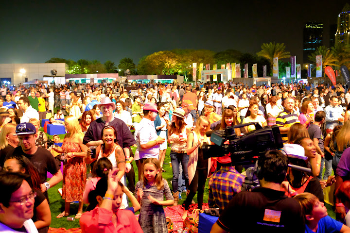 The Big Grill, Dubai Food Festival, SunDanceLIVE, at the Emirates Golf Club, in Dubai