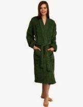 <br />TowelSelections Turkish Cotton Bathrobe Terry Kimono Robe Made in Turkey