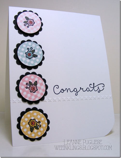 LeAnne Pugliese WeeInklings Congrats Cottage Greetings Stampin Up