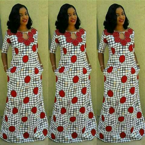 long free ankara gowns