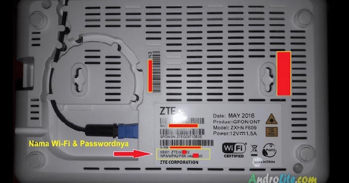 Username Dan Password Terbaru Modem Indihome Zte F609 / User dan Password Modem ZTE F609 ...