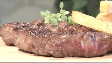 a013 [Món ngon] Bít tết nạc lưng bò Úc (rib eye)