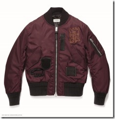 COACH x Keith Haring MA-1 Jacket in Maroon (22052)