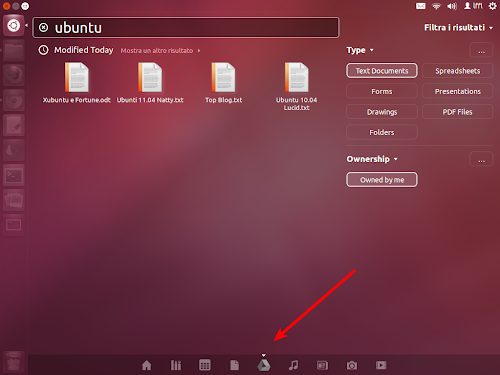 Ubuntu 12.10 - Lens Google Drive