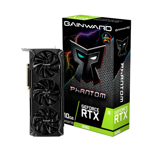 Card màn hình Gainward RTX3080 PHANTOM+ 10GB GDDR6X (NED3080U19IA-1020M)