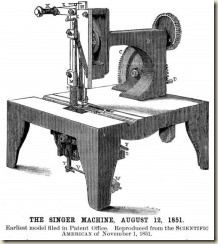 Singer Sewing Machine 1851