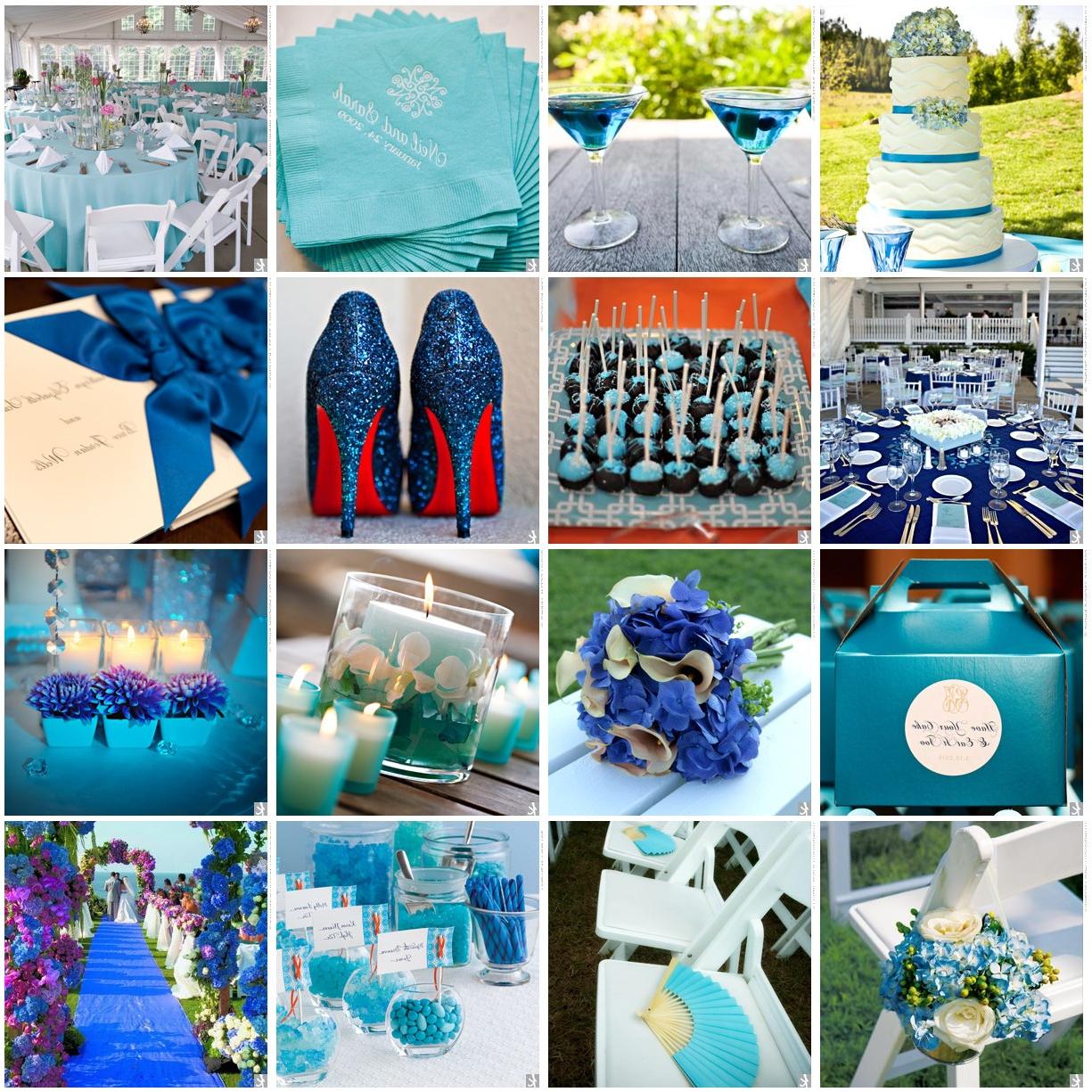 Blue Wedding Board