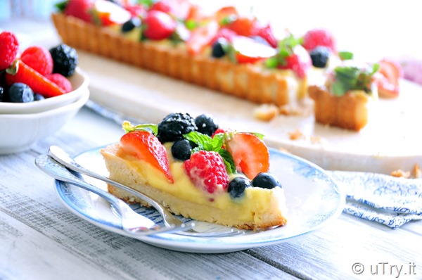 How to Make Mixed Berries and Cream Tart 雜莓奶油撻  http://uTry.it