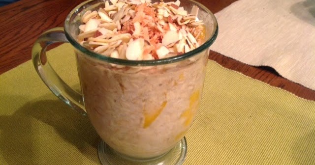 The Edible Givens: Overnight Oats With Coconut and Mango