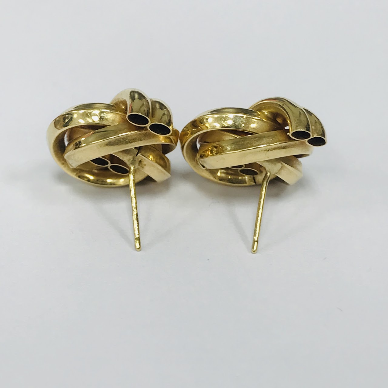 14K Gold Knot Earrings