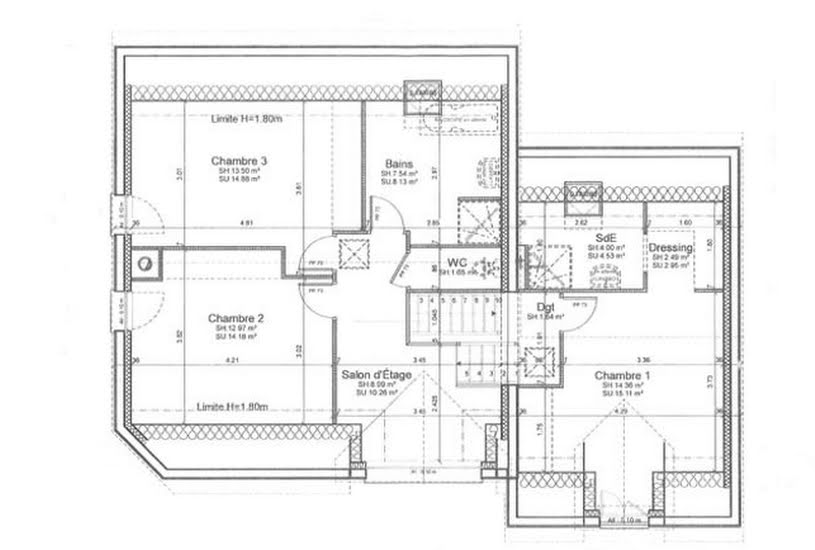  Vente Terrain + Maison - Terrain : 716m² - Maison : 134m² à Rogerville (76700) 