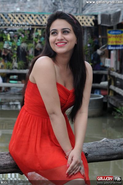 Aksha looks hot in a red dress during a photoshoot.www.galleryrub.com <br /> 