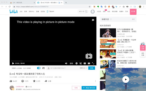 CIP - Picture In Picture (AKA. PIP) player