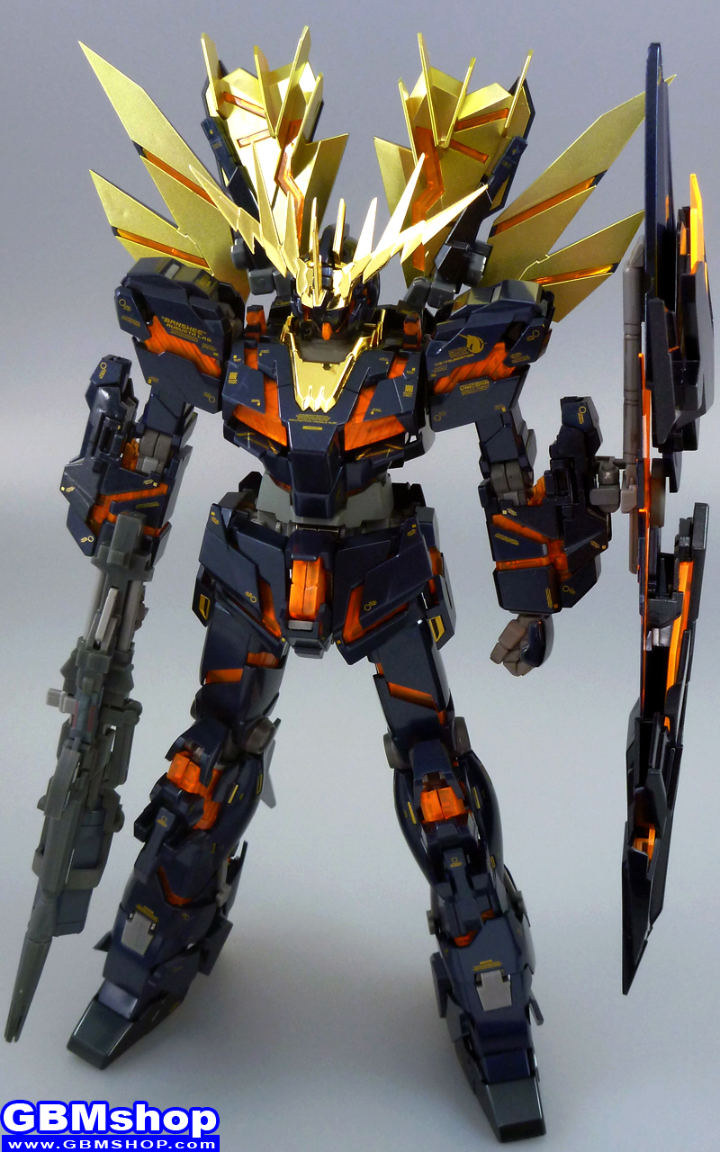 Gundam Fix Figuration METAL COMPOSITE #1011 RX-0 Unicorn Gundam 02 Banshee + Bandai 1/100 MG RX-0[N] Unicorn Gundam 02 Banshee Norn Full Armed Banshee