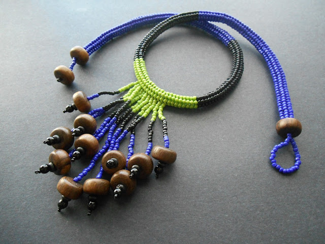 Chunky Herringbone Fringe Rope Necklace Tutorial