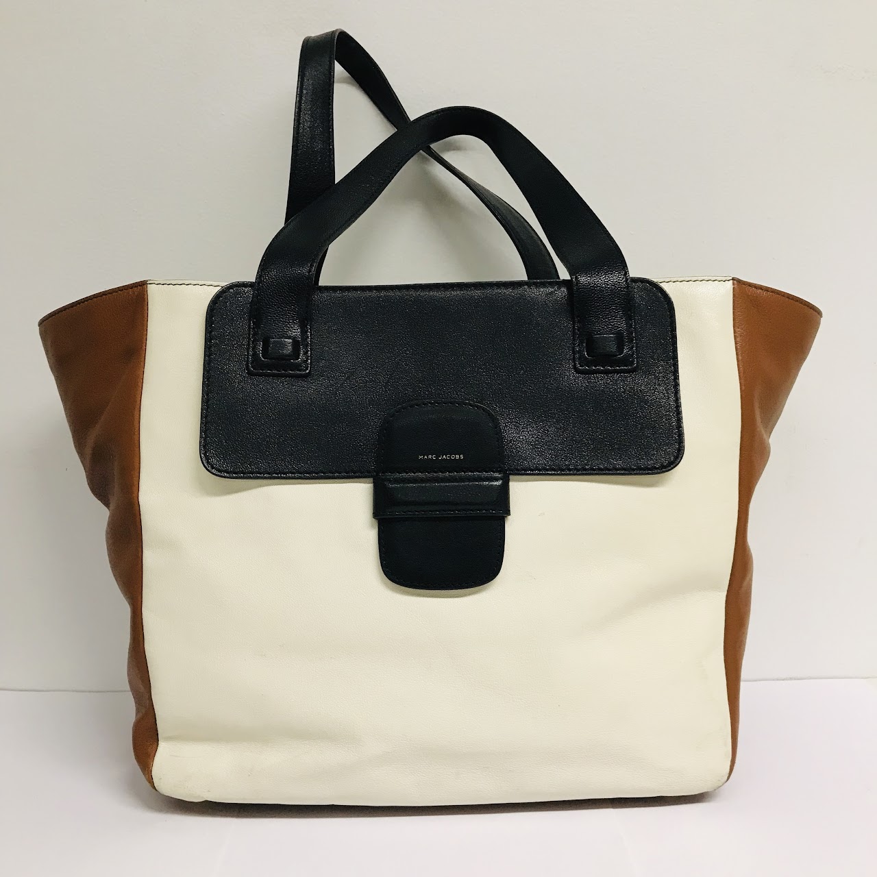 Marc Jacobs Color-Block Leather Tote