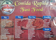 Comida Rapid Fast Food menu 1