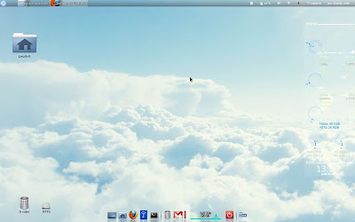 Bureau Gnome shell Août 2012