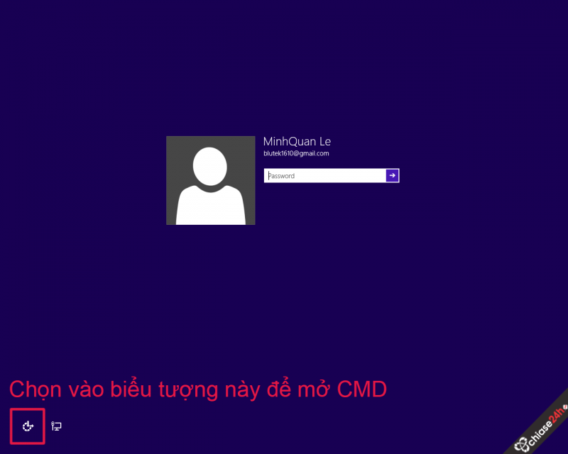 Tạo user mới khi quên pass Microsoft trên windows 8-8.1