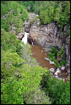 09e2 - Linville Falls Hike May 29 - A long ways down