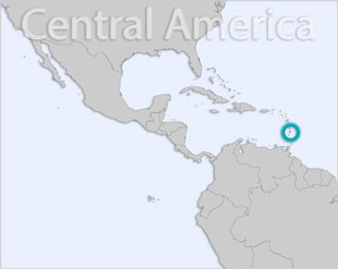 Saint Lucia location map