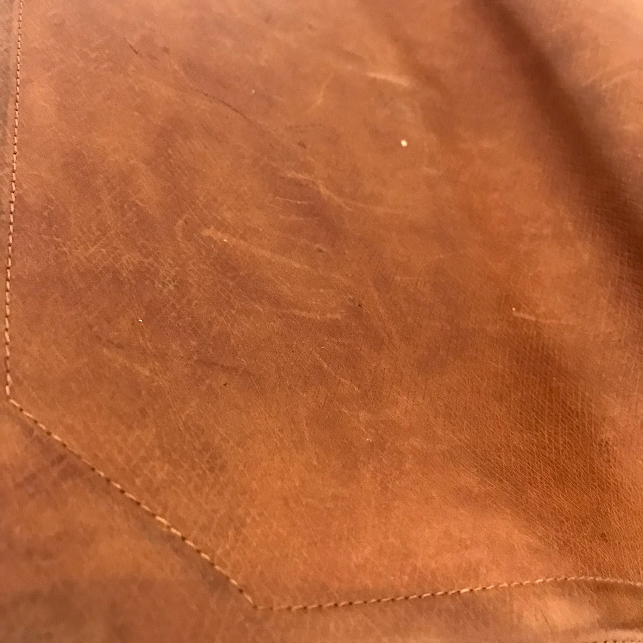 Longchamp Vintage Leather Briefcase