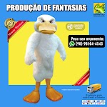 MASCOTE - Fantasia de Pato Forte e Zangado