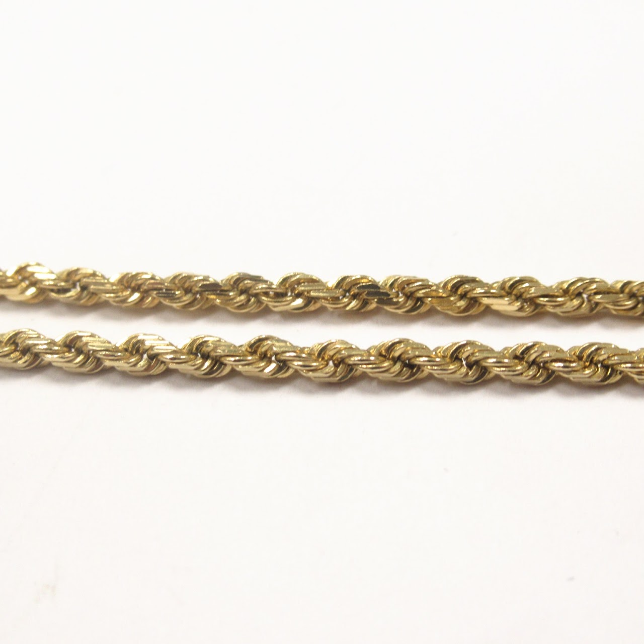 14K Gold Rope Bracelet