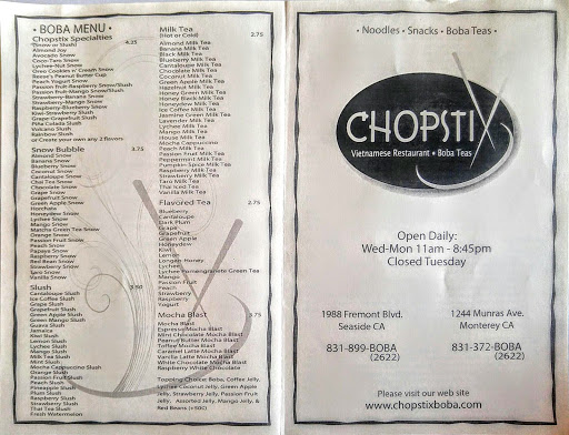 Vietnamese Restaurant «Chopstix», reviews and photos, 1244 Munras Ave, Monterey, CA 93940, USA