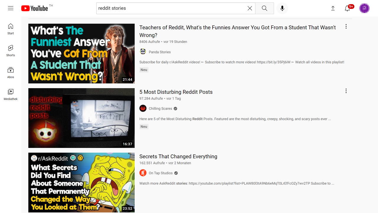 Mit YouTube Geld verdienen ohne eigene Videos Beispiel Reddit Geschichten