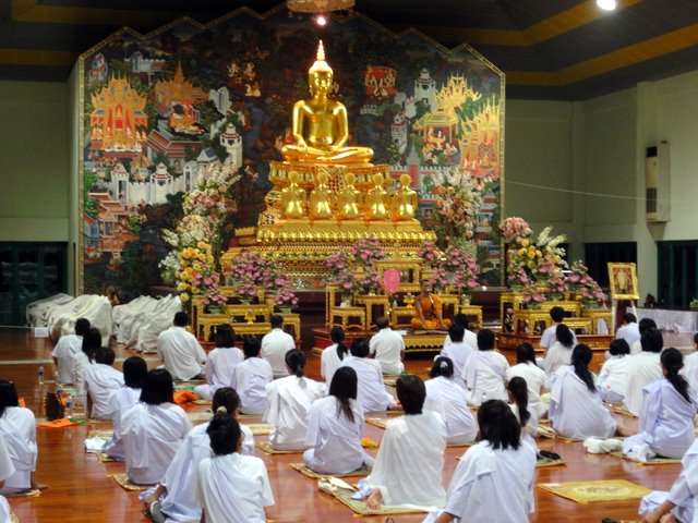 วัดใหญ่ชัยมงคล ปฏิบัติธรรมเฉลิมพระเกียรติ วันพ่อแห่งชาติ