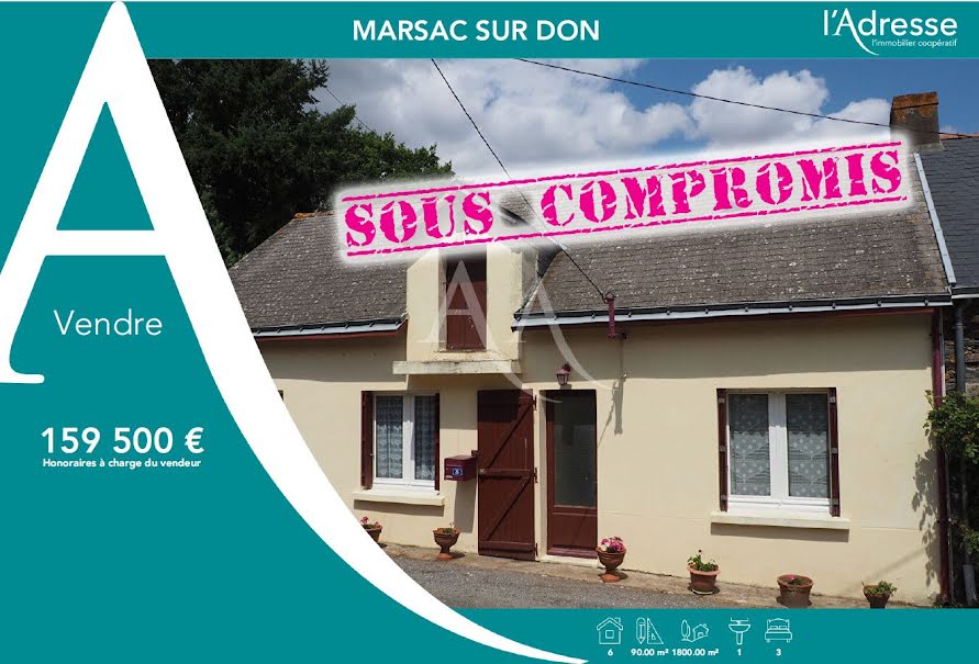 Vente maison 6 pièces 90 m² à Marsac-sur-Don (44170), 159 500 €