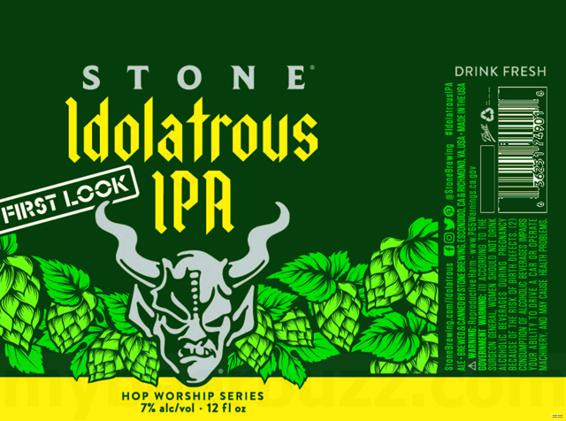 Stone Brewing Hop Worship Idolatrous IPA First Look Cans