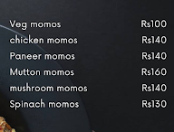 Big Momo Cafe menu 1