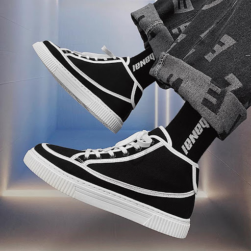 Title 6, Mens Breathable Versatile High Top Board Casua...