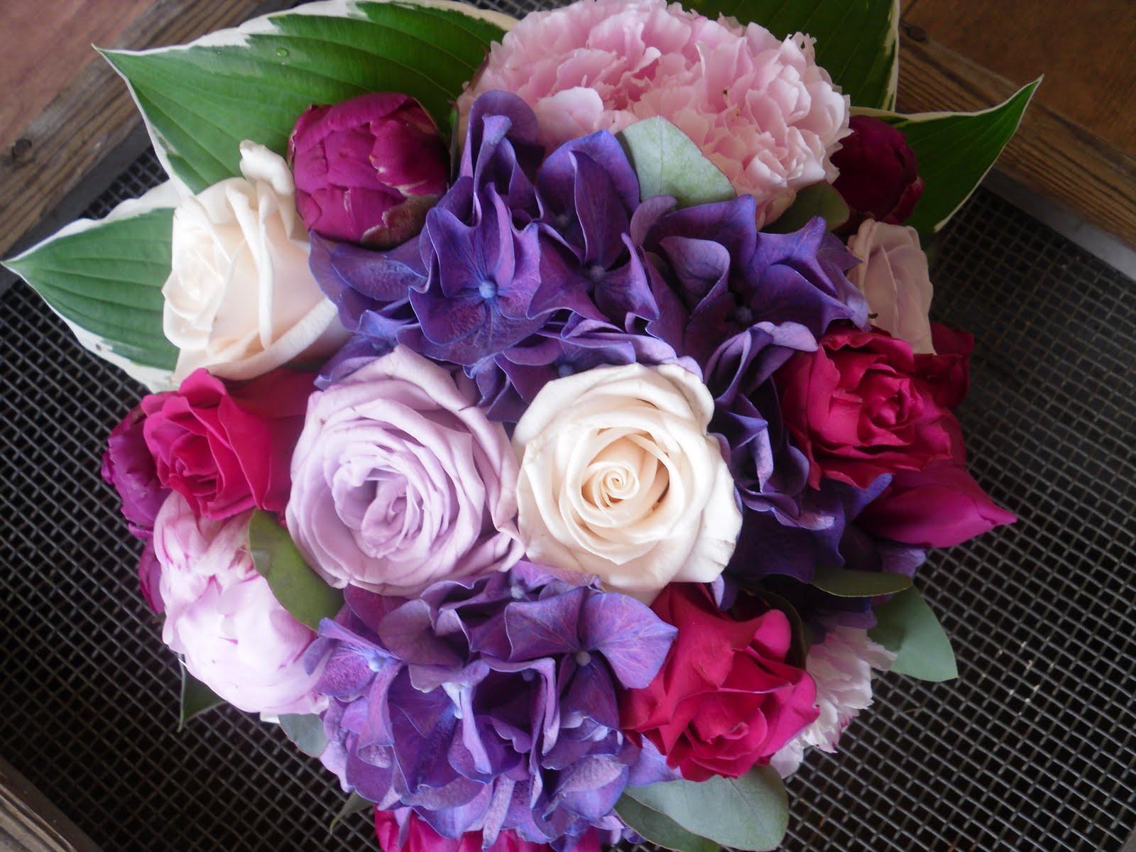 Siovhan s wedding bouquet of