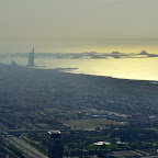 Widok z Burj Kalifa (zachód)