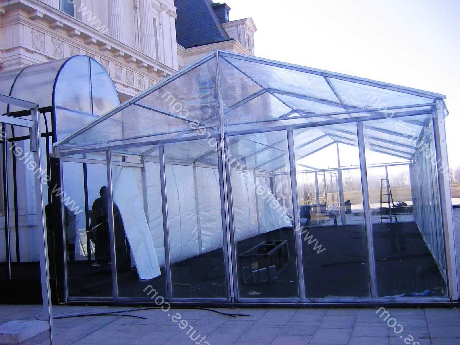 6x15M transparent pvc tent