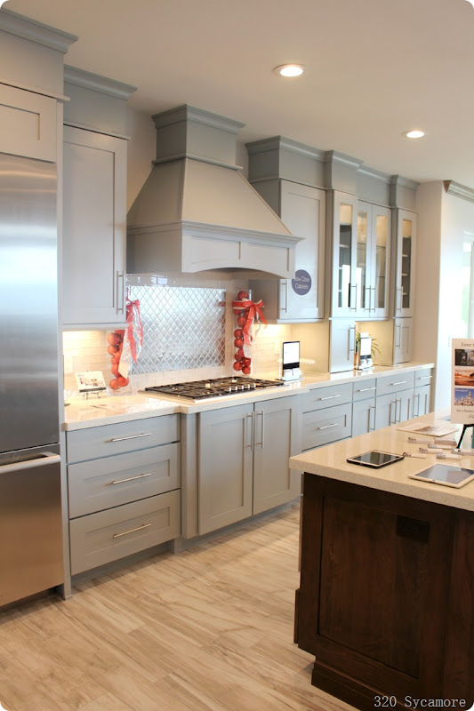 light gray cabinets