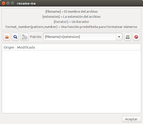renombrado archivo con rename-me en Ubuntu - cuadro de diálogo