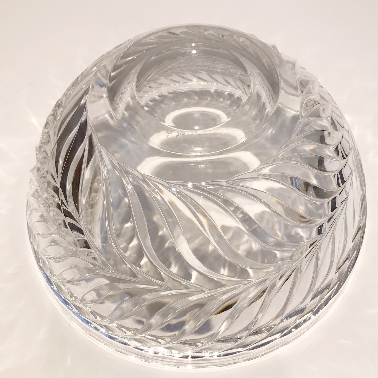 Tiffany & Co. 10.75" Crystal Salad Bowl