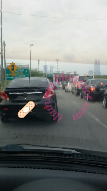 jalan jammed, highway Duke, Jalan Air Panas Semarak