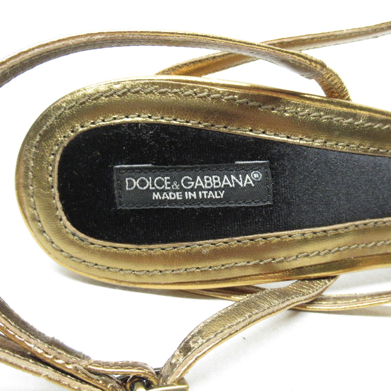 Dolce & Gabbana NEW Bronze Sandals