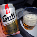 Gull beer - the local Icelandic beer in Reykjavik, Iceland 