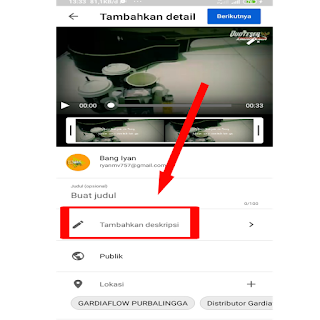 Menambahkan deskripsi